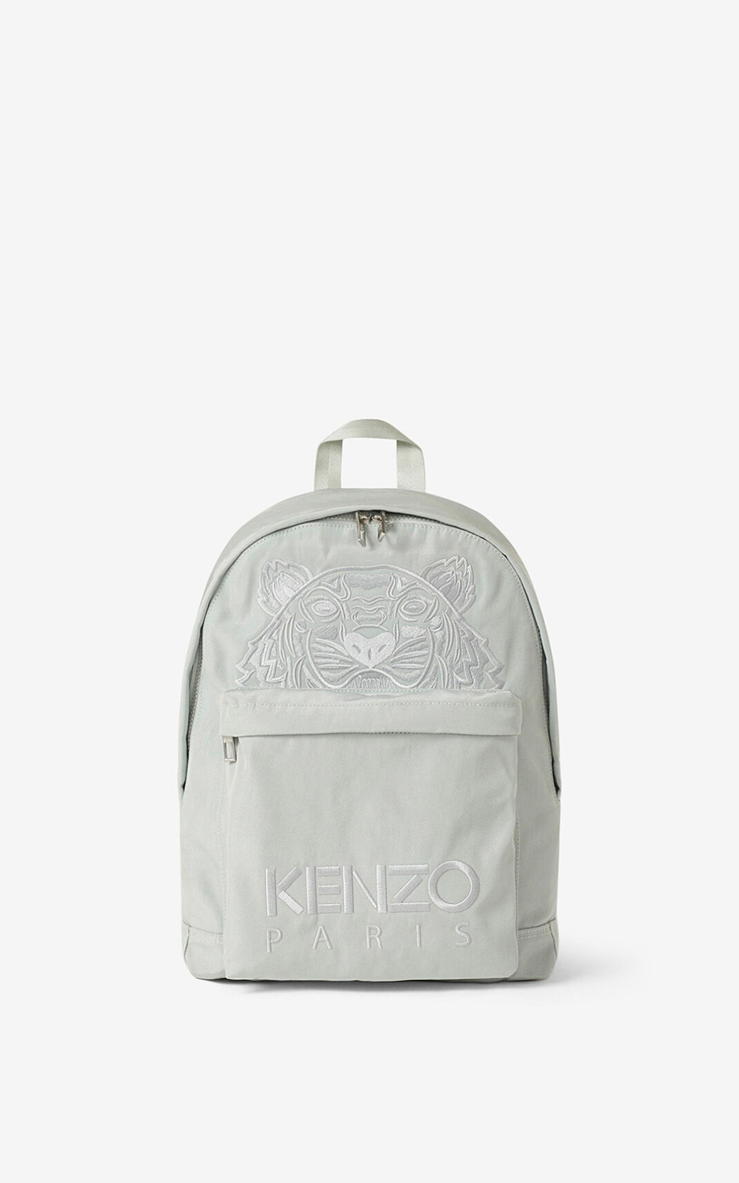 Kenzo Canvas Kampus 虎 リュック メンズ オリーブ 緑 - FCONHP892